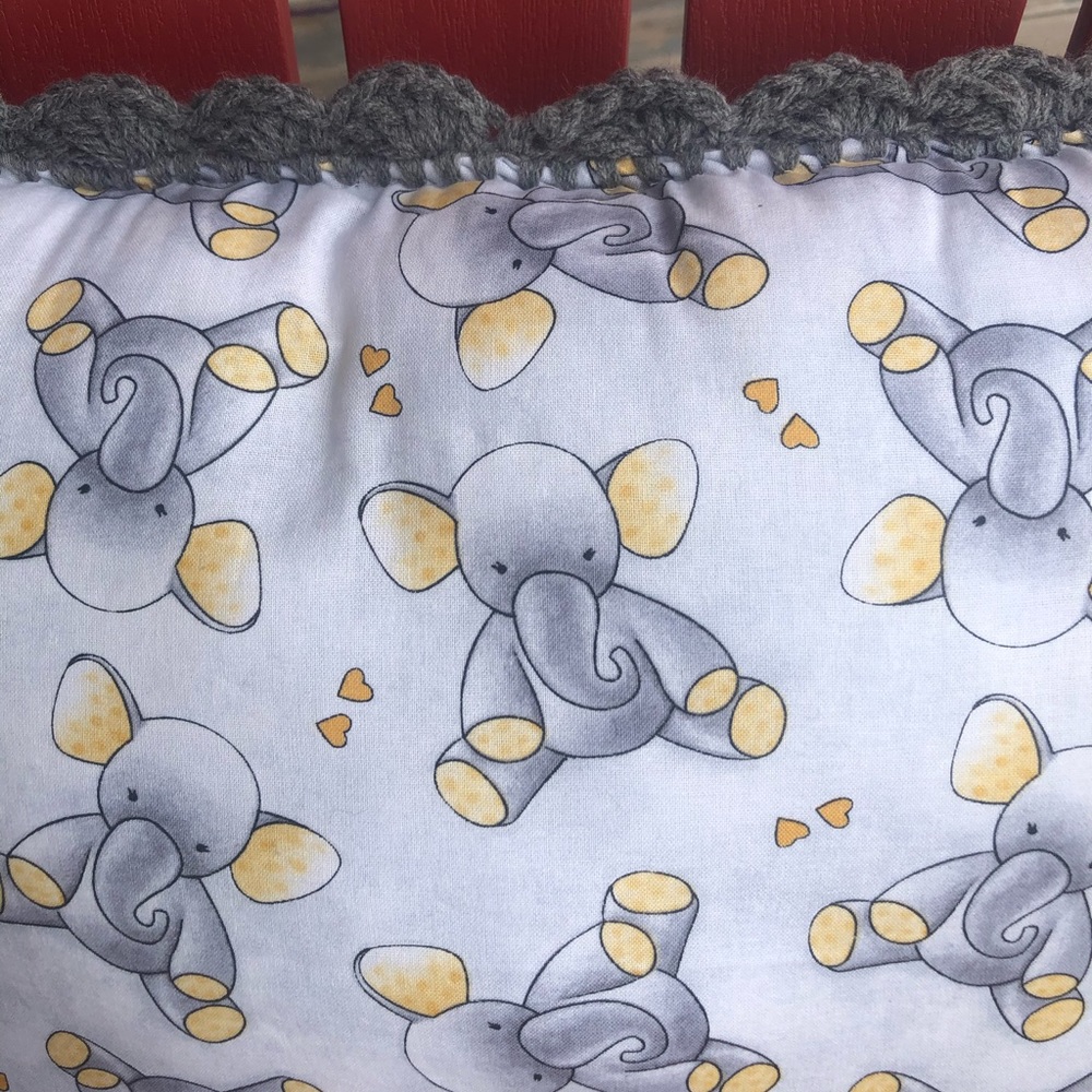Kids pillow , crochet Pillow , newborn pillow